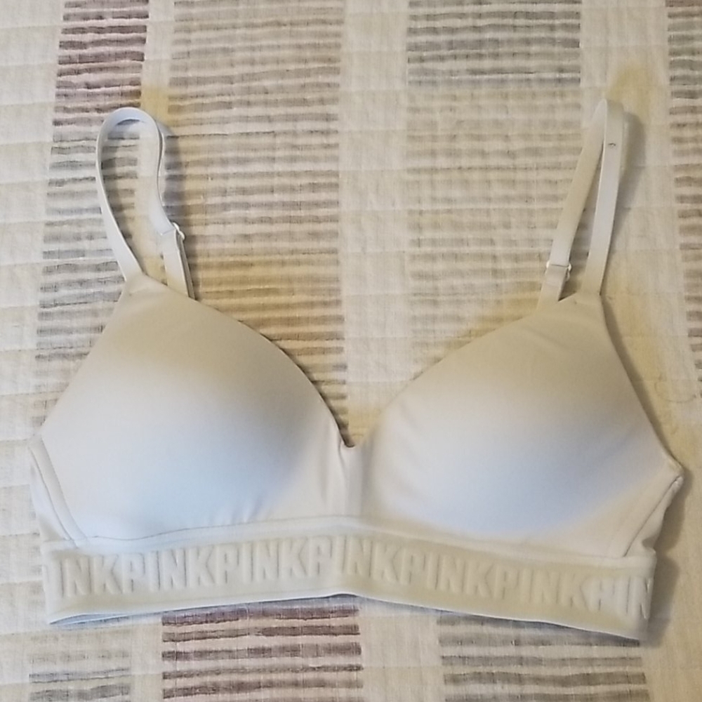 Pink bra